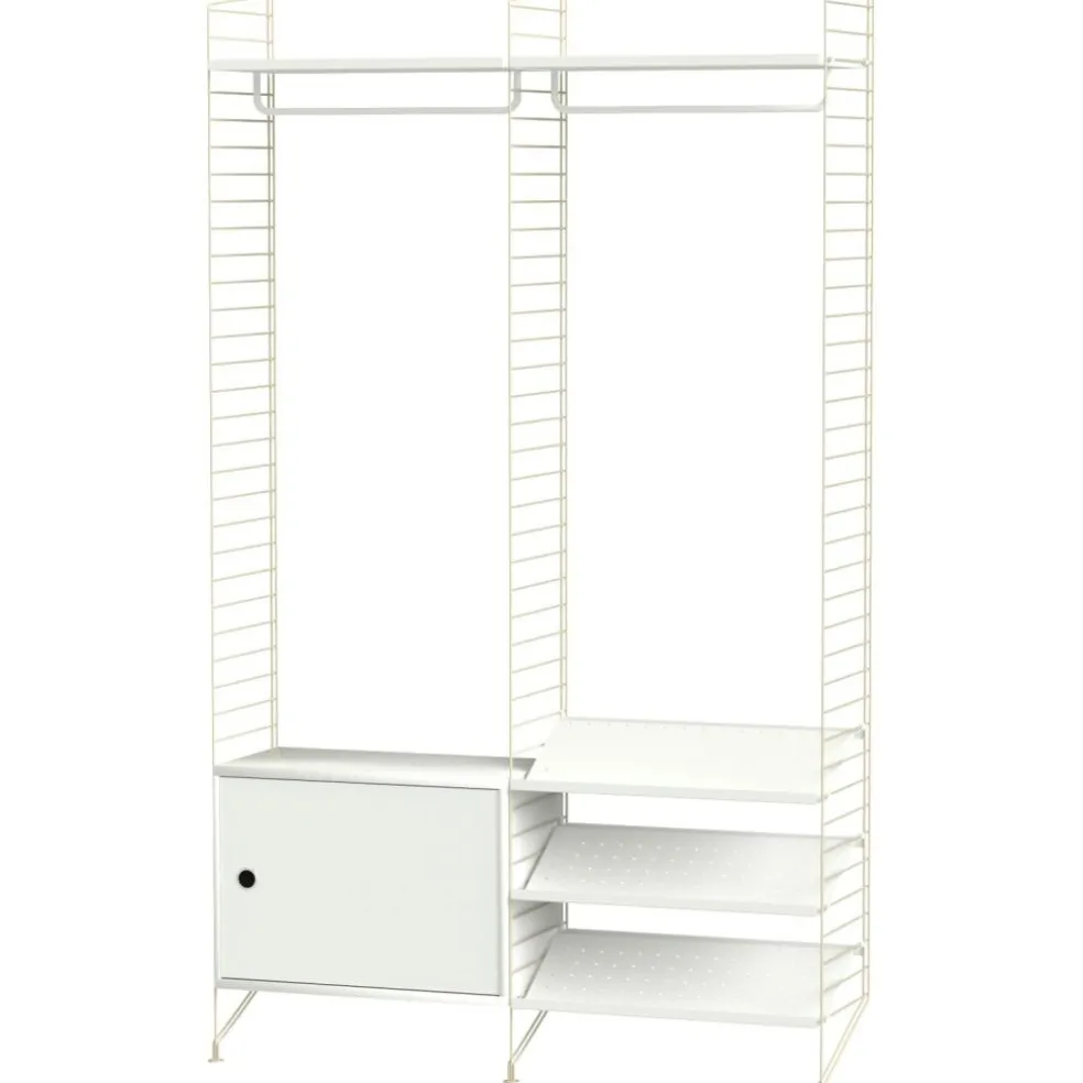String Shelf Combination S Hall, White