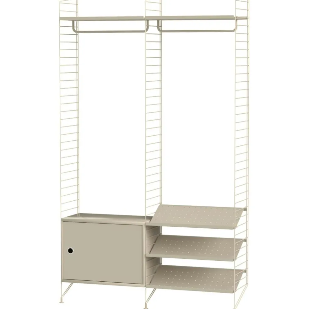 String Shelf Combination S Hall, White