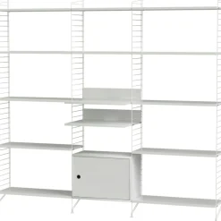 String Shelf Combination Q Living Room, White