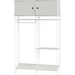 String Shelf Combination T Hall, White