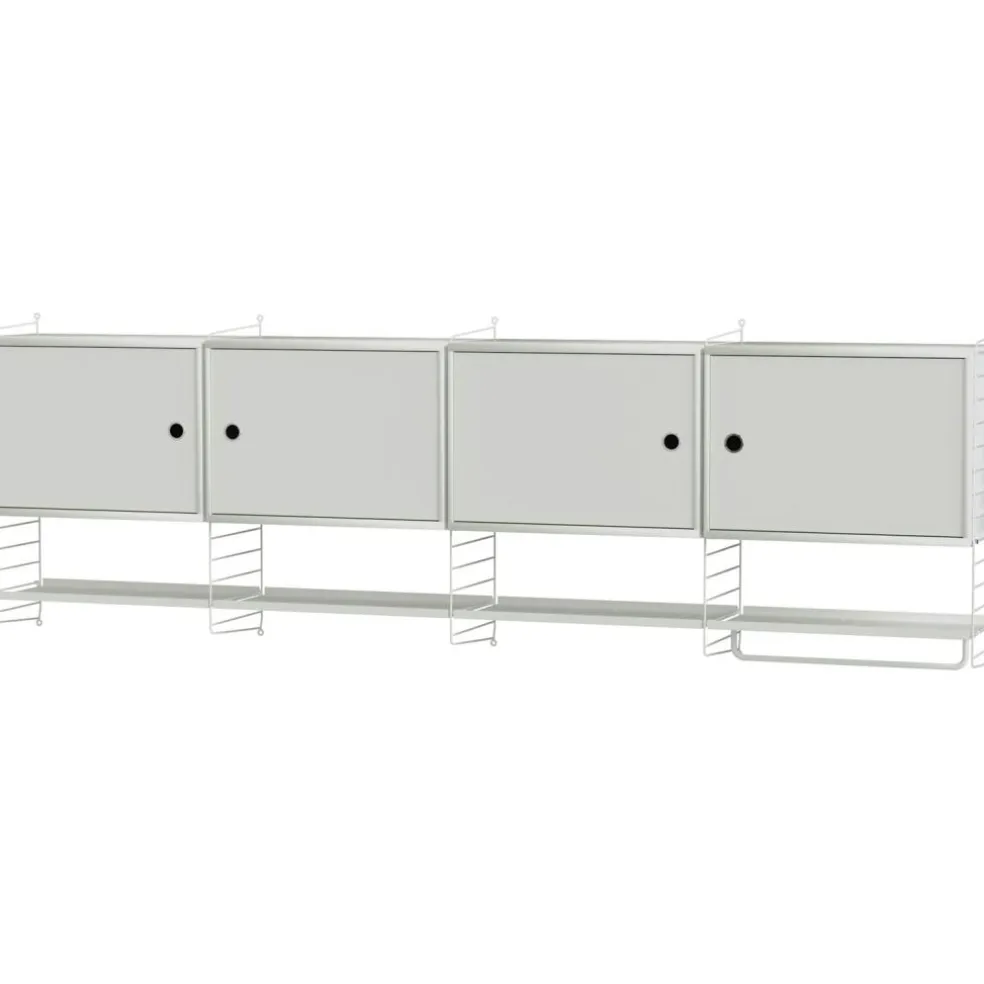 String Shelf Combination K Kitchen, White