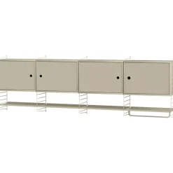 String Shelf Combination K Kitchen, White