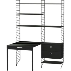 String Shelf Combination E Workplace, White