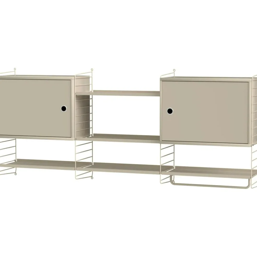 String Shelf Combination M Kitchen, White