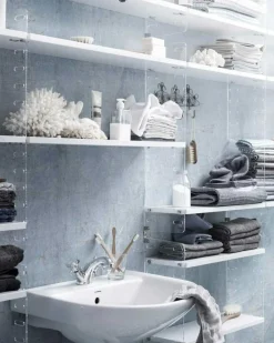 String Shelves 3-pack 78x20 cm, Black Ash