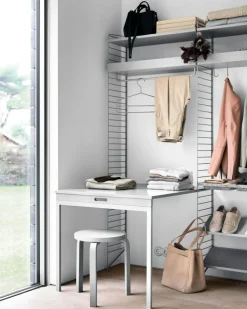 String Shelves 3-pack 78x20 cm, Black Ash