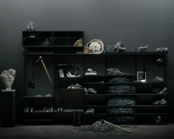 String Shelving System No 12, Black