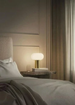 Stringball Table Lamp, Bronze