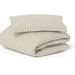 Stripe Mauve Bed Set, 150x210 + 50x60 cm