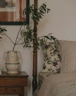 Stripe Mauve Bed Set, 150x210 + 50x60 cm