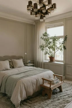 Stripe Mauve Duvet Cover, 240x220 cm