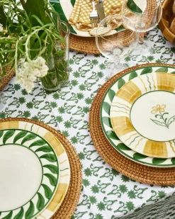 Stripe Plate 28 cm, Blue