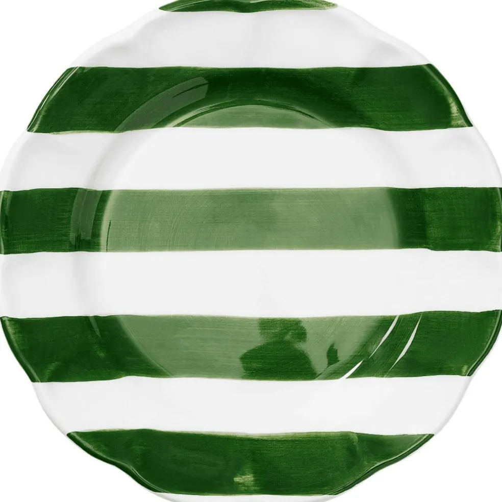 Stripe Side Plate 22 cm, Blue