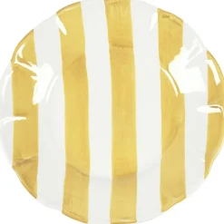 Stripe Side Plate 22 cm, Blue