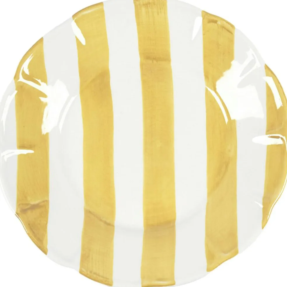 Stripe Side Plate 22 cm, Blue