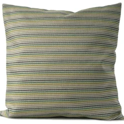 Striped Cushion Cover 50x50 cm, Green