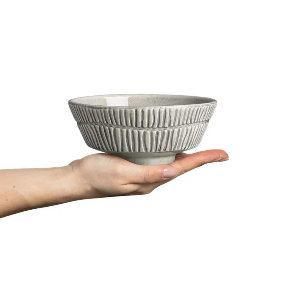 Stripes Bowl 50 cl, Blue