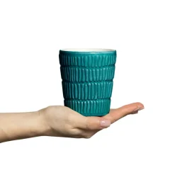 Stripes Mug 30 cl, Green