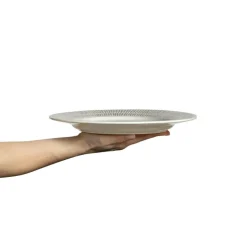 Stripes Plate 28 cm, Sand