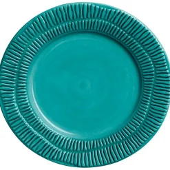 Stripes Plate 21 cm, White
