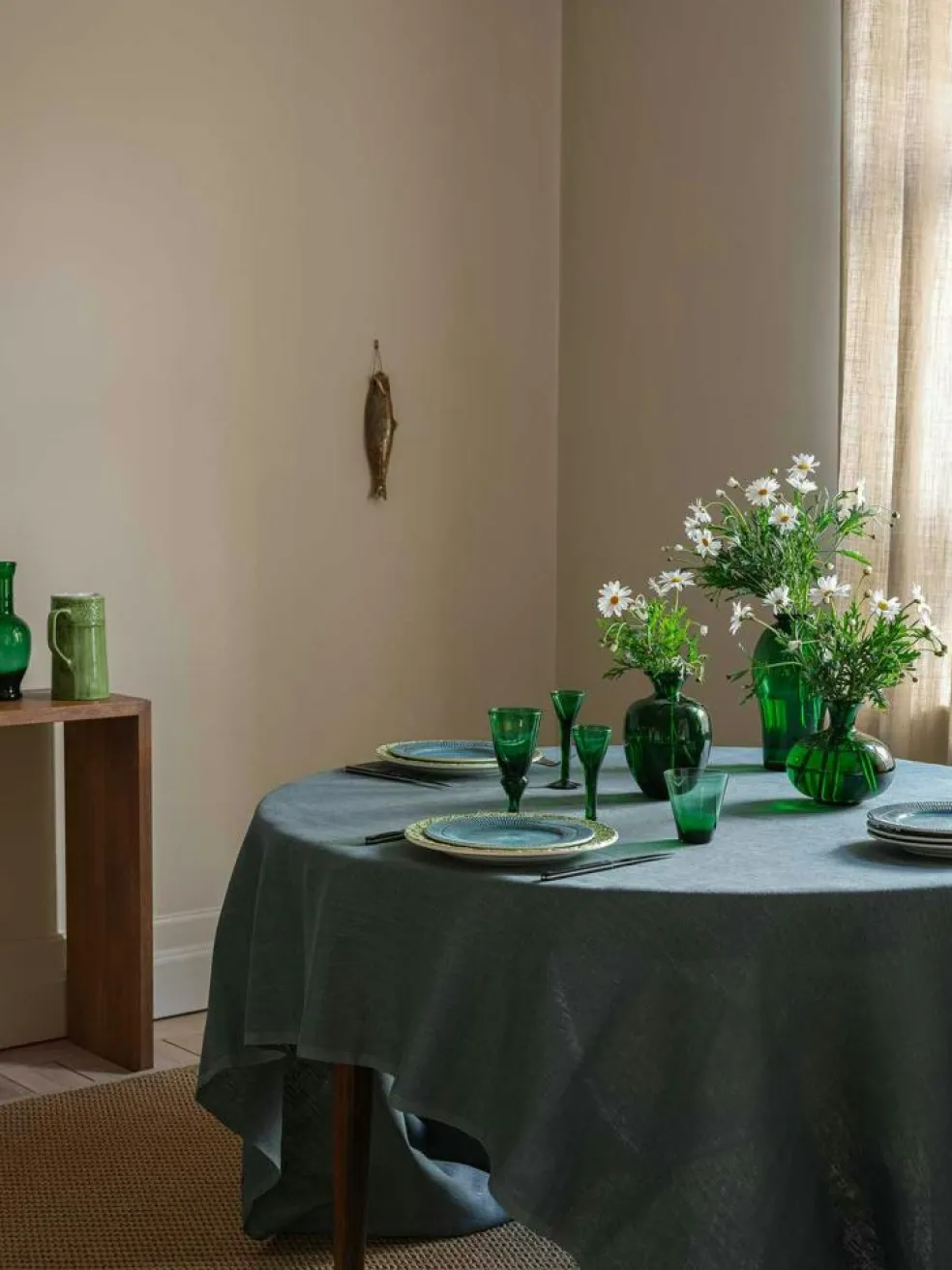 Stripes Plate 21 cm, White