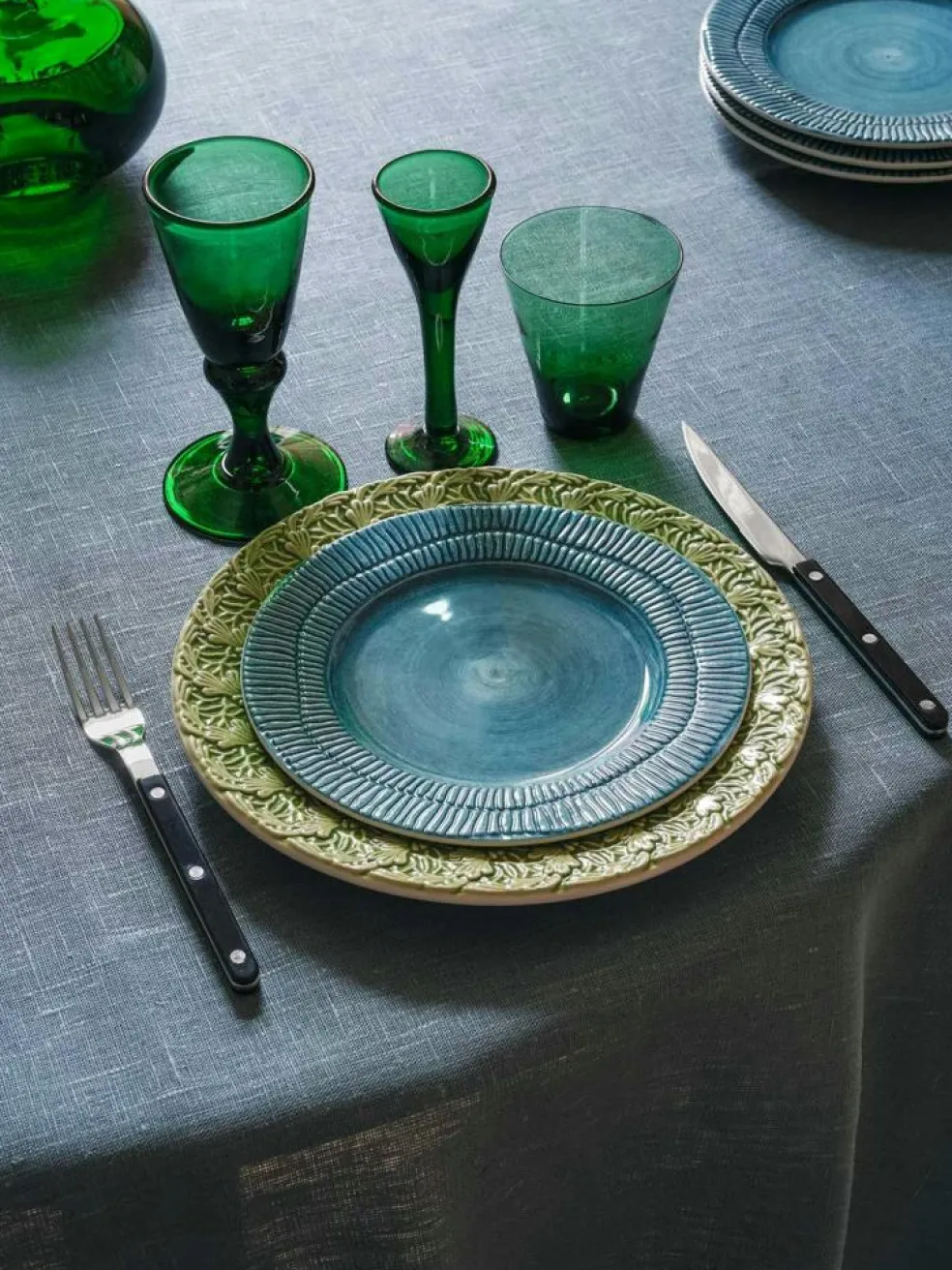 Stripes Plate 21 cm, White