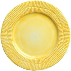 Stripes Plate 21 cm, White
