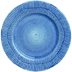 Stripes Plate 21 cm, White