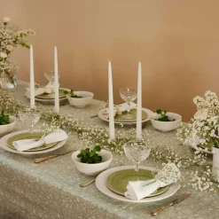 Stripes Plate 21 cm, White