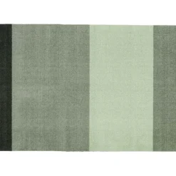 Stripes Rug Light Green / Dark Green, 90x130 cm