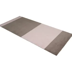 Stripes Rug Sand/Light Rose, 90x200 cm