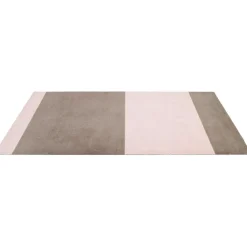 Stripes Rug Sand/Light Rose, 90x200 cm