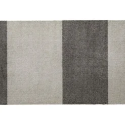 Stripes Rug Steel Grey / Light Grey, 90x200 cm