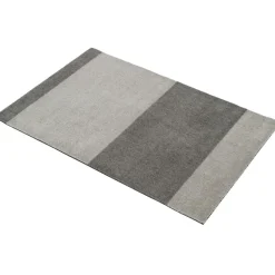 Stripes Rug Steel Grey / Light Grey, 90x200 cm