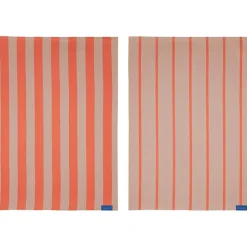 STRIPES Tea Towel 2-pack 50x70 cm, Mint