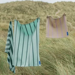 STRIPES Tea Towel 2-pack 50x70 cm, Mint