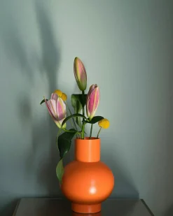 Strøm Vase 24 cm, Vibrant Orange