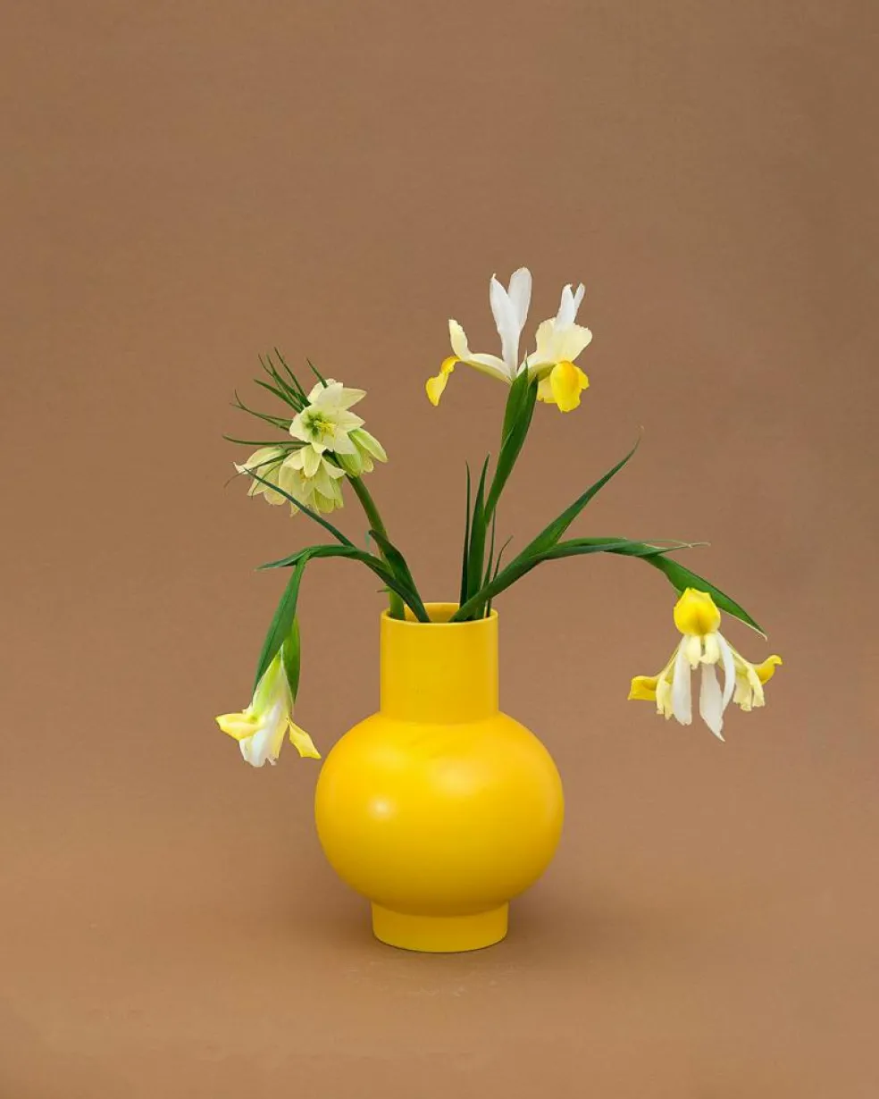 Strøm Vase 24 cm, Vibrant Orange