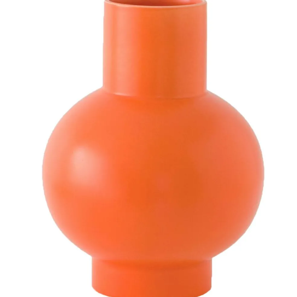 Strøm Vase 16 cm, Vibrant Orange