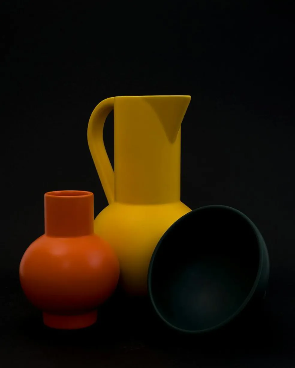Strøm Vase 16 cm, Vibrant Orange