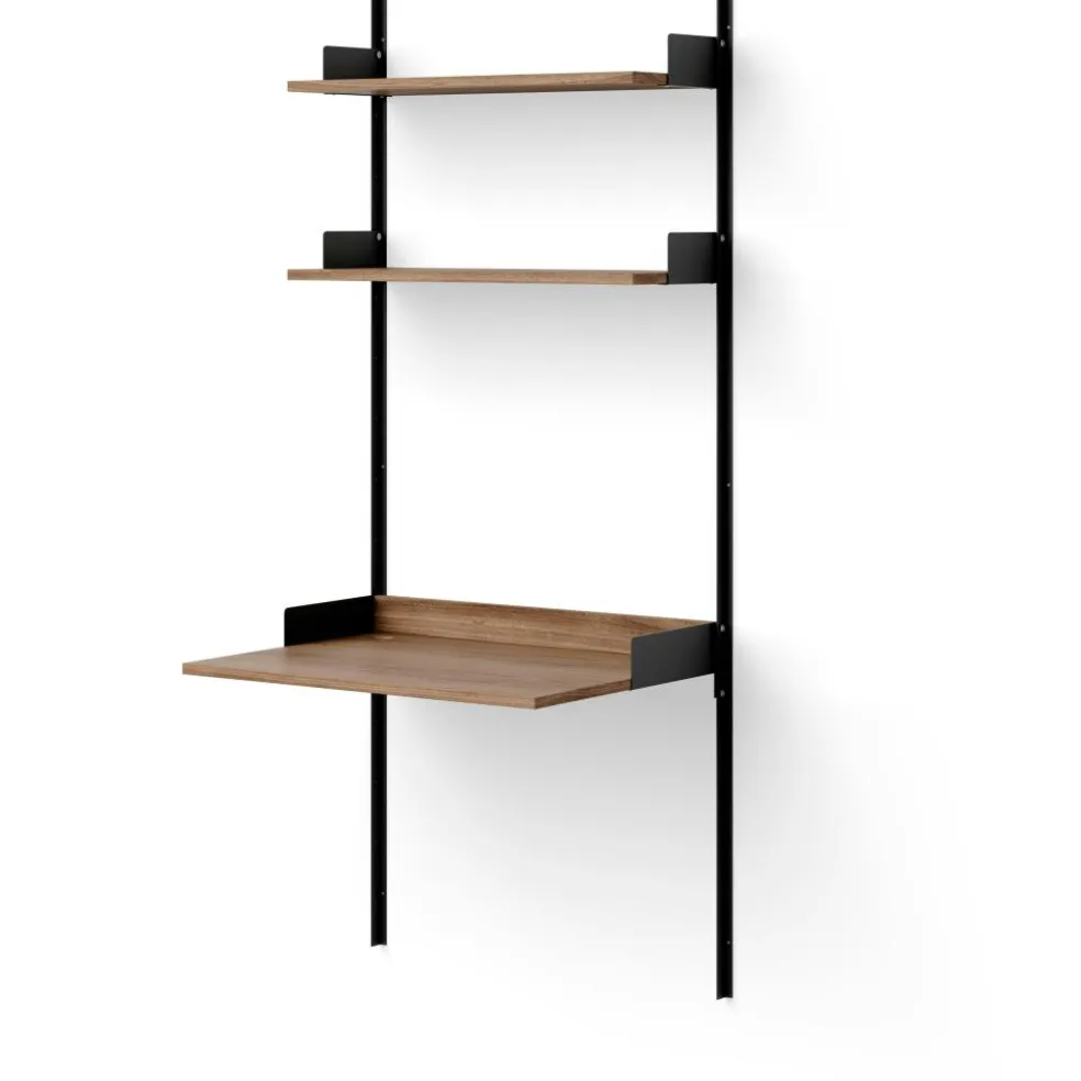 Study Shelf, Black / Oak