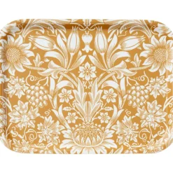 Sunflower Tray 27x20 cm, Golden