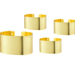 Svea Napkin Rings 6 Pcs, Silver Plated