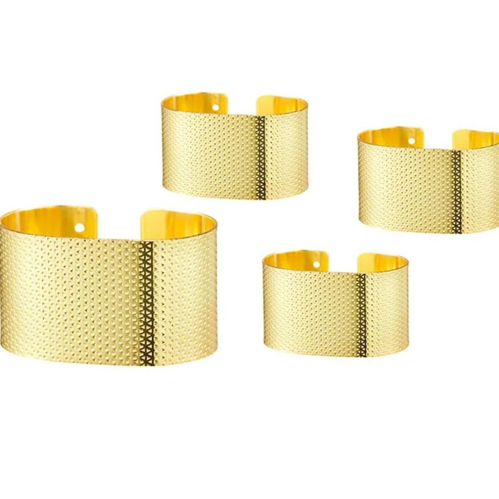 Svea Napkin Rings 6 Pcs, Silver Plated