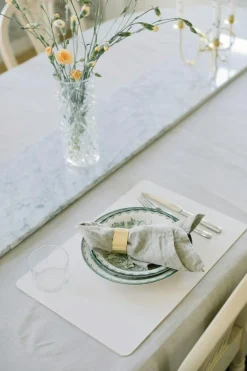 Svea Napkin Rings 6 Pcs, Silver Plated