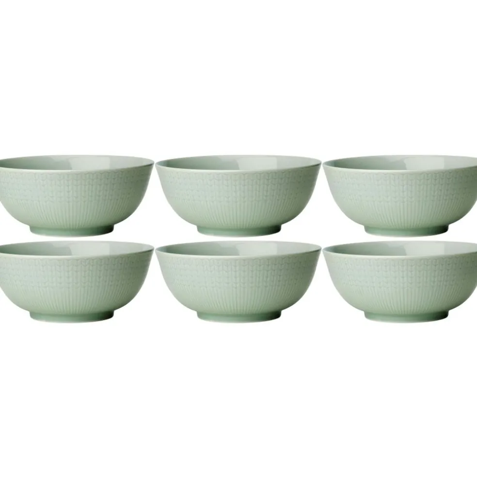 Swedish Grace Bowl 60 cl 6-pack, Fog (Light Grey)