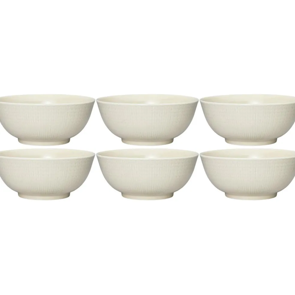 Swedish Grace Bowl 60 cl 6-pack, Fog (Light Grey)