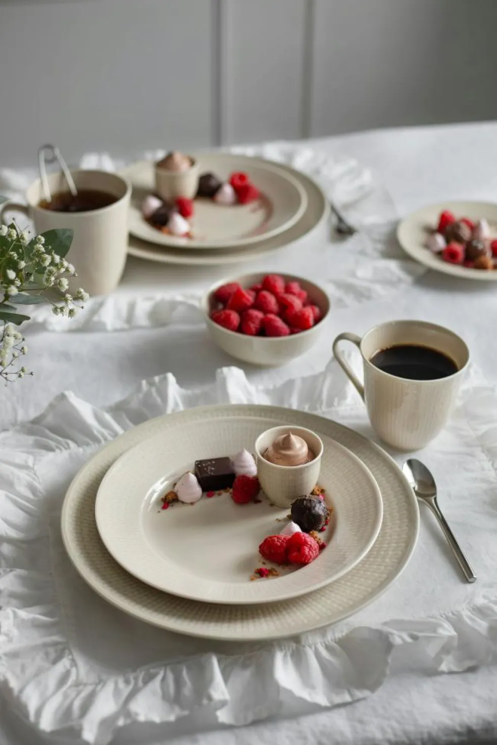 Swedish Grace Bowl 60 cl 6-pack, Fog (Light Grey)