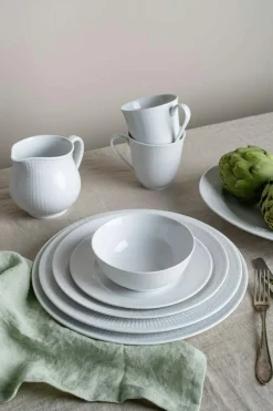 Swedish Grace Deep Plate 19 cm, Snow (White)