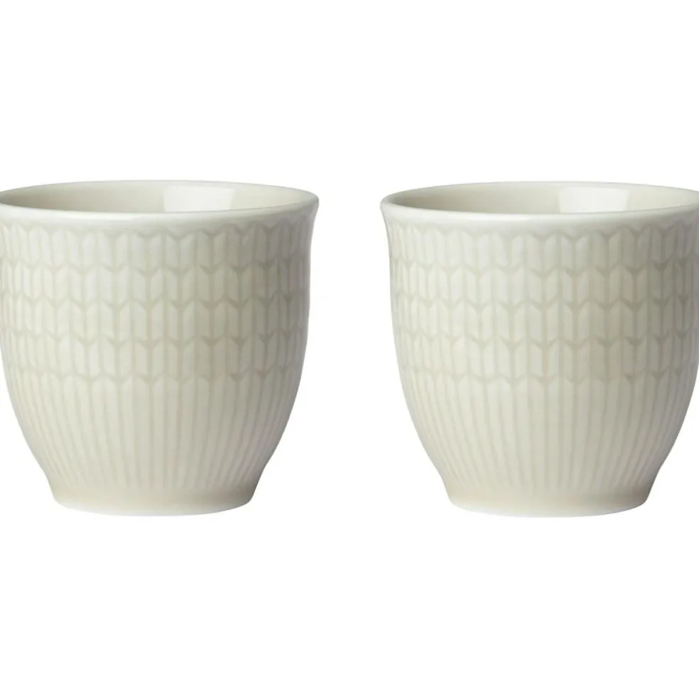 Swedish Grace Egg Cups 4 cl 2-pack, Oat